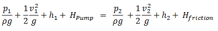 Ecuación de Bernoulli extendida