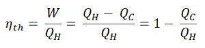 formule d'efficacité thermique - 2