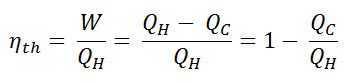 Formel für den Wärmewirkungsgrad - 2